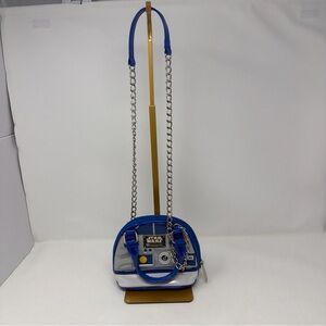 Star Wars Loungefly R2-D2 Mini Dome Crossbody Blue Store Model